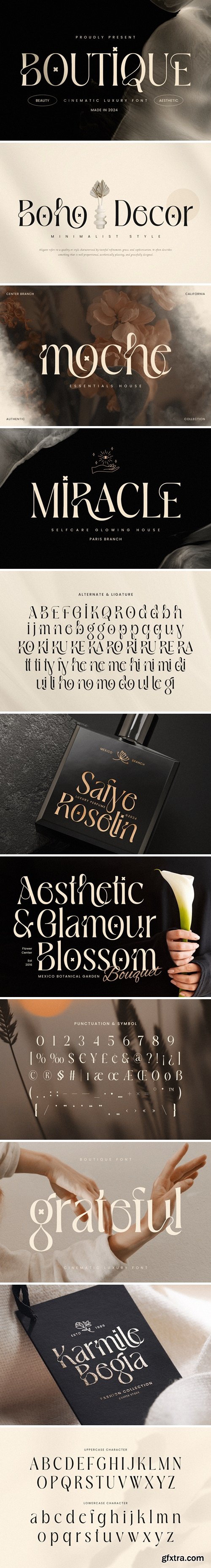 Boutique - Cinematic Luxury Font