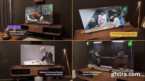 Videohive Modern TV Screen Opener 55060564