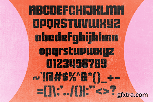 Renamp - Bold Square Cut Fonts CZYZF5F