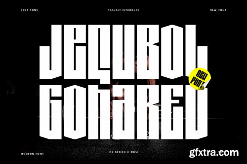 Jequbol Gohared - Tall Condensed Font LRJSFX6