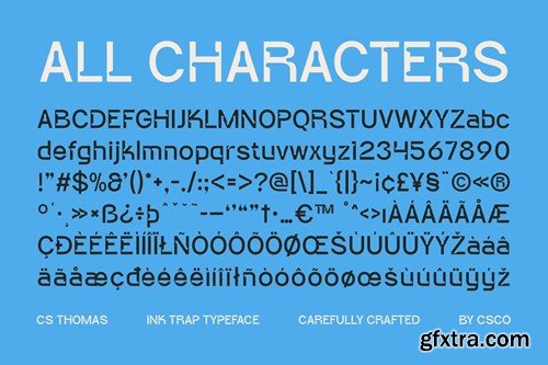 Thomas – Inktrap Font 373NHMF