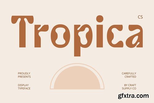 Tropica – Psychedelic Font RL356J2