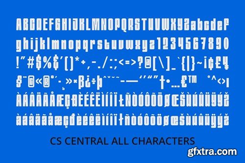 Central – Condensed Font VV54FD8