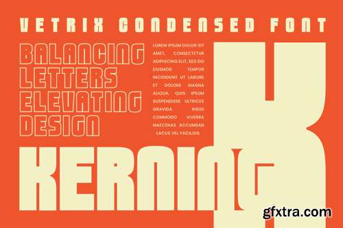 Vetrix - Bold Condensed Logo Font TZPU2H3