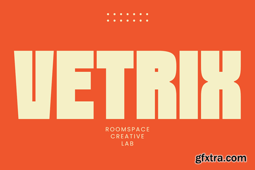 Vetrix - Bold Condensed Logo Font TZPU2H3