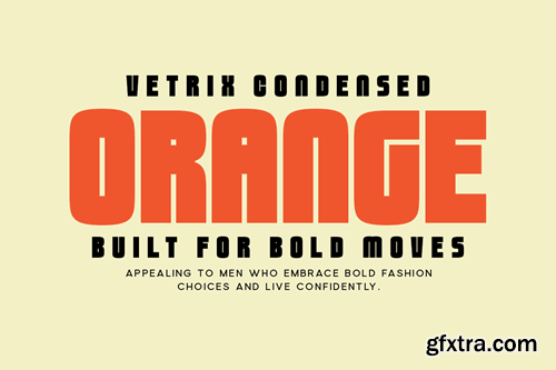 Vetrix - Bold Condensed Logo Font TZPU2H3