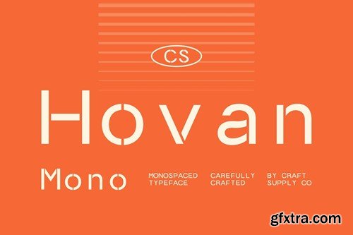 Hovan Mono – Monospaced Font YCDFJVM