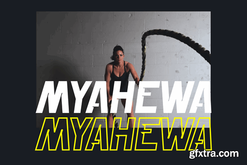 Myahewa - Gym Sport Font Z26P9ME