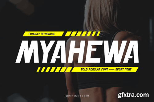 Myahewa - Gym Sport Font Z26P9ME