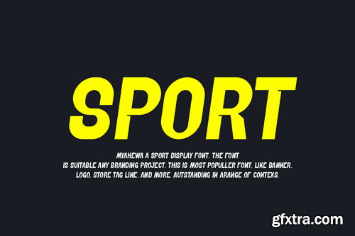 Myahewa - Gym Sport Font Z26P9ME