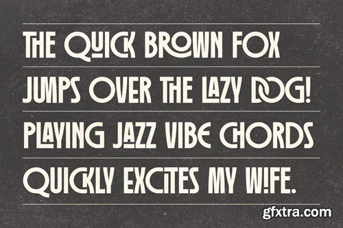 Robinco - Modern Ligature Art Deco Font ZZZXMS4