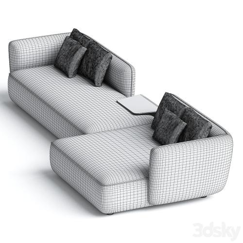 COZY | Fabric sofa By MDF Italia