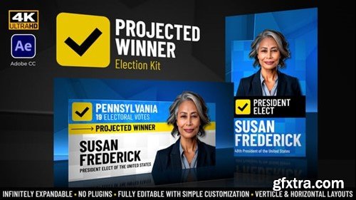 Videohive Projected Winner Election Kit 55152078