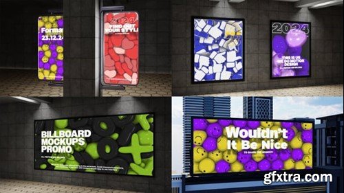 Videohive Billboard Mockups Promo 55079179