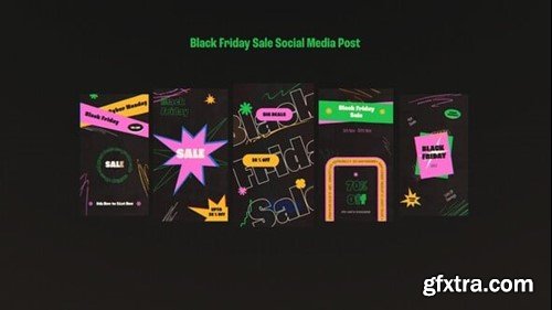 Videohive Black Friday Sale Social Media Post 55071202