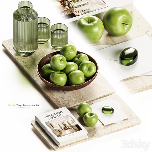 Zara Home - Marble Tray Decoration Set