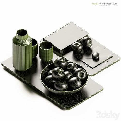 Zara Home - Marble Tray Decoration Set