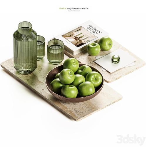 Zara Home - Marble Tray Decoration Set