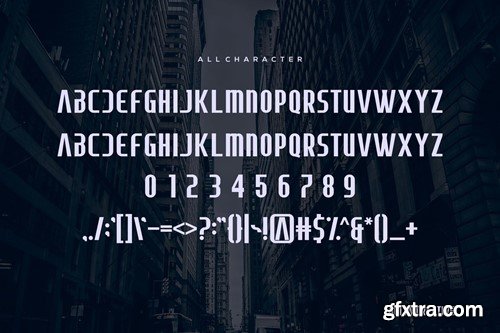 Fexentd Display Typeface 9Q68SE3