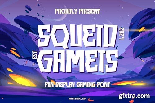 Squeid Gameis - Fun Display Font G7GJVVY