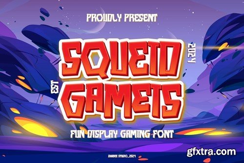 Squeid Gameis - Fun Display Font G7GJVVY