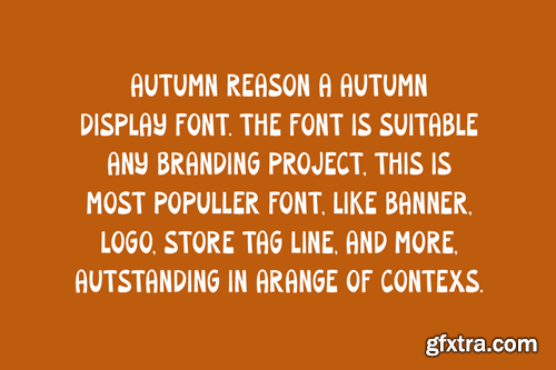 Autumn Reason - Summer & Tropical Font JNDW6E4