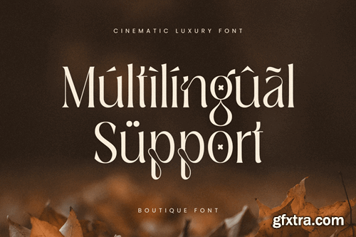 Boutique - Cinematic Luxury Font RC7WPYZ