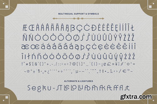 Adlestia - Deco Serif Typeface R2MTFGN