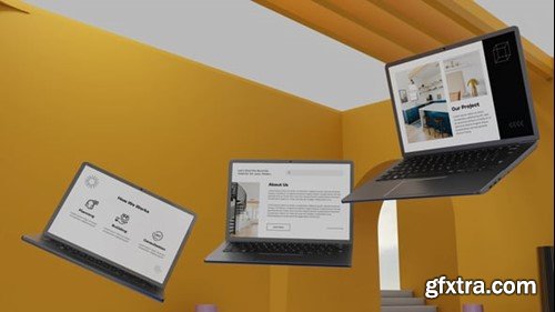 Videohive Laptop Mockup Website Presentation 55105913