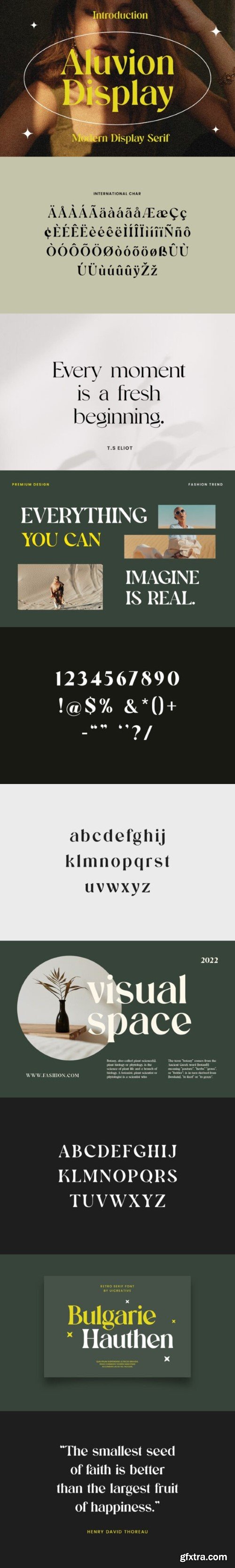 Aluvion Display Font