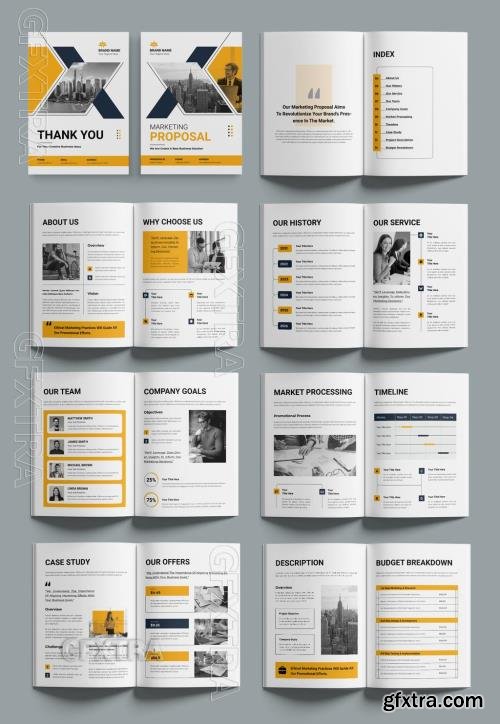 Marketing Proposal Layout Design Template 774955526