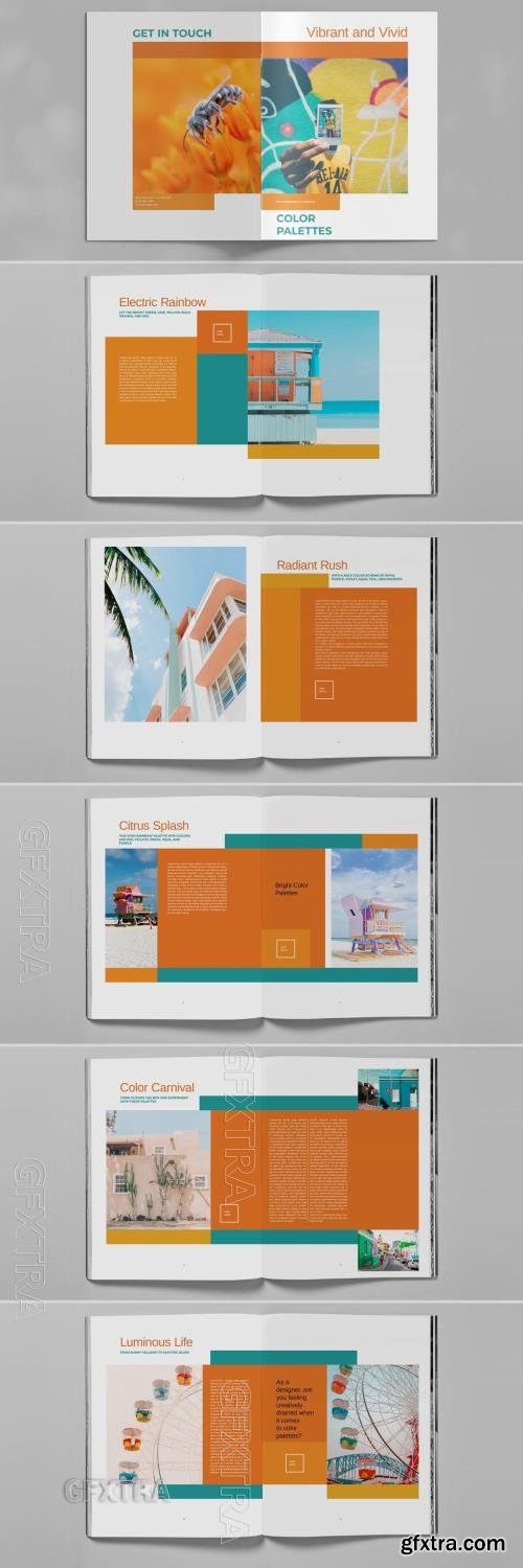 Colorful Brochure Layout 776509888