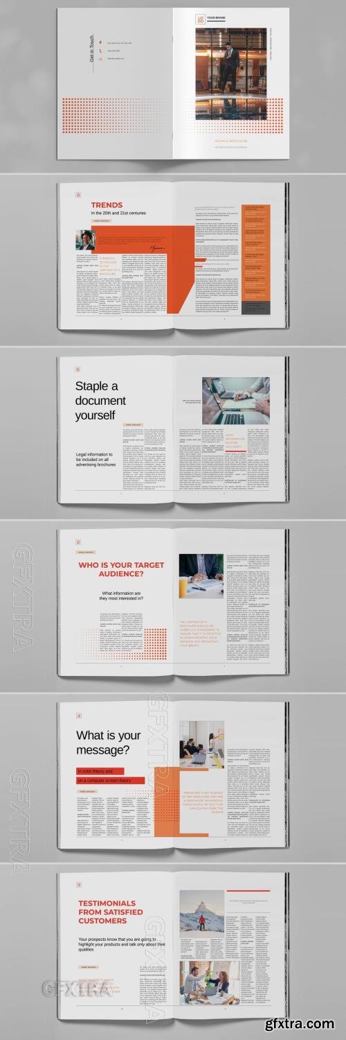 Orange Brochure Layout 776508026