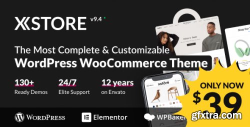 Themeforest - XStore | Multipurpose WooCommerce Theme 15780546 v9.4.2 - Nulled