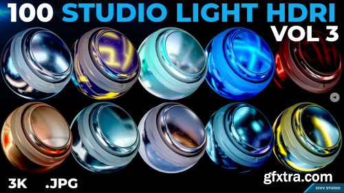 100 Studio Light HDRI Vol 3