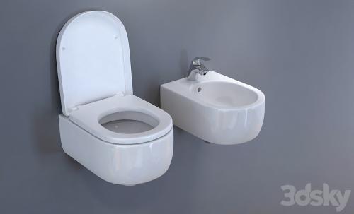 toilet and bidet Kerasan FLO