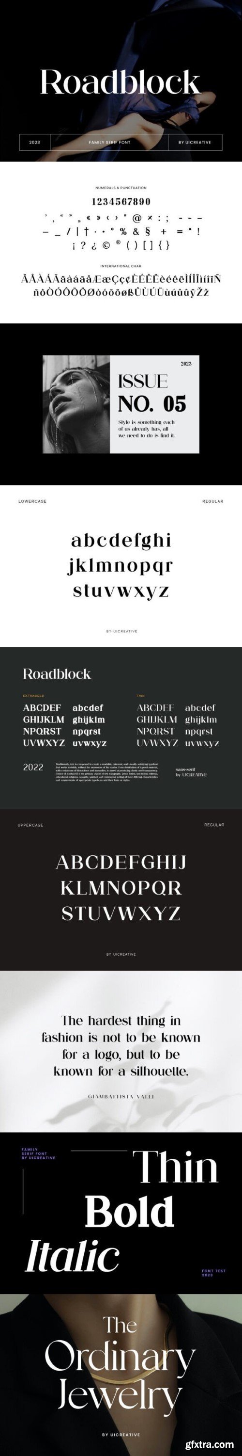 Roadblock Font Family