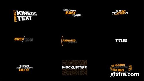 Videohive Kinetic Typography 55109661