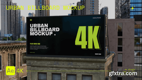 Videohive Urban Billboard Mockup 55108011