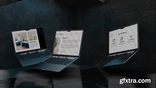 Videohive Laptop Mockups 54499082