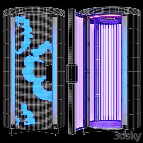 Vertical tanning bed of Sunflower V50