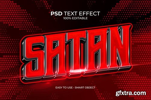 Satan Halloween Text Effect HJXXGA5