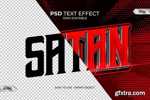 Satan Halloween Text Effect HJXXGA5