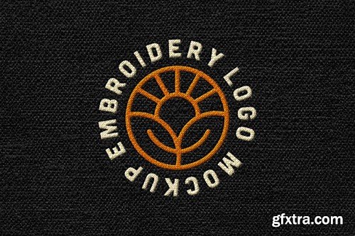 Stitch Embroidery Logo Mockup AFHJ6W5