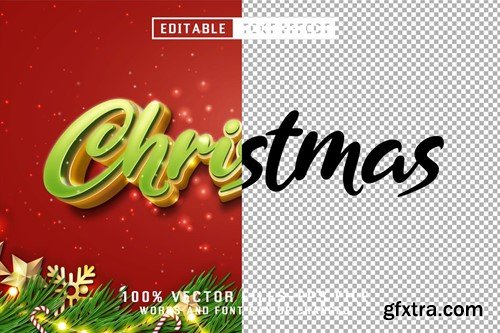 Christmas Luxury Text - Editable Text Effect KGRF4SB