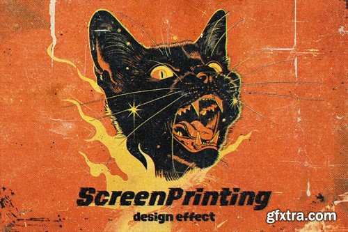 Screen Printing Design Effect 79JZHN9