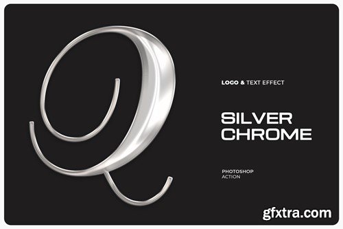 Silver Chrome Photoshop Action SYAYKLU