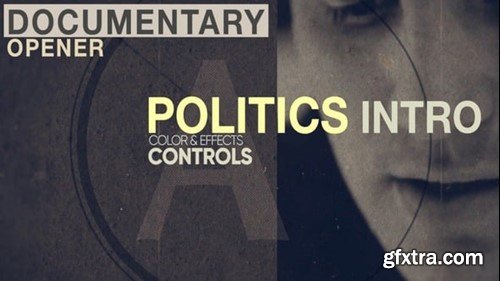 Videohive Documentary Opener - Politics Intro 24264683