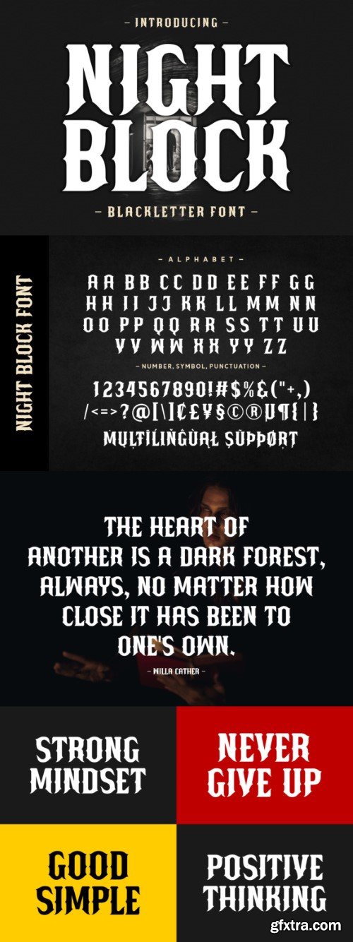 Night Block Font