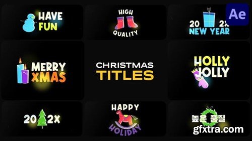 Videohive Christmas Titles for After Effects 55154952